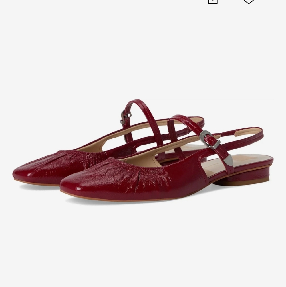 Dolce Vita Red Slingback Flats